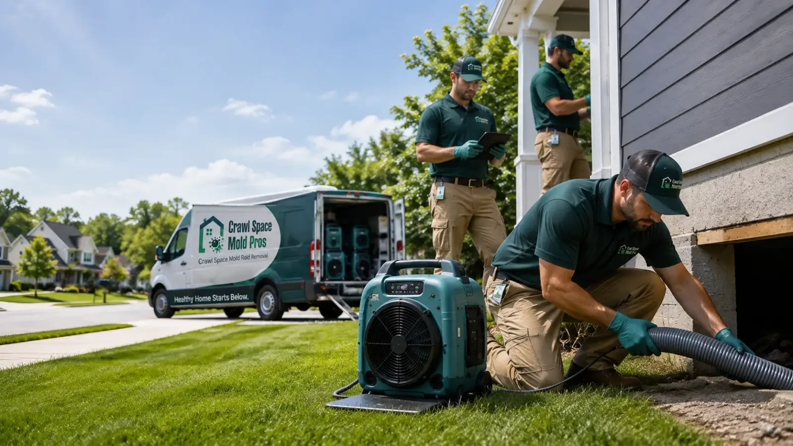 Crawl Space Mold Removal in Red Hill, PA